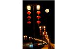 張家界市區觀音橋夜景